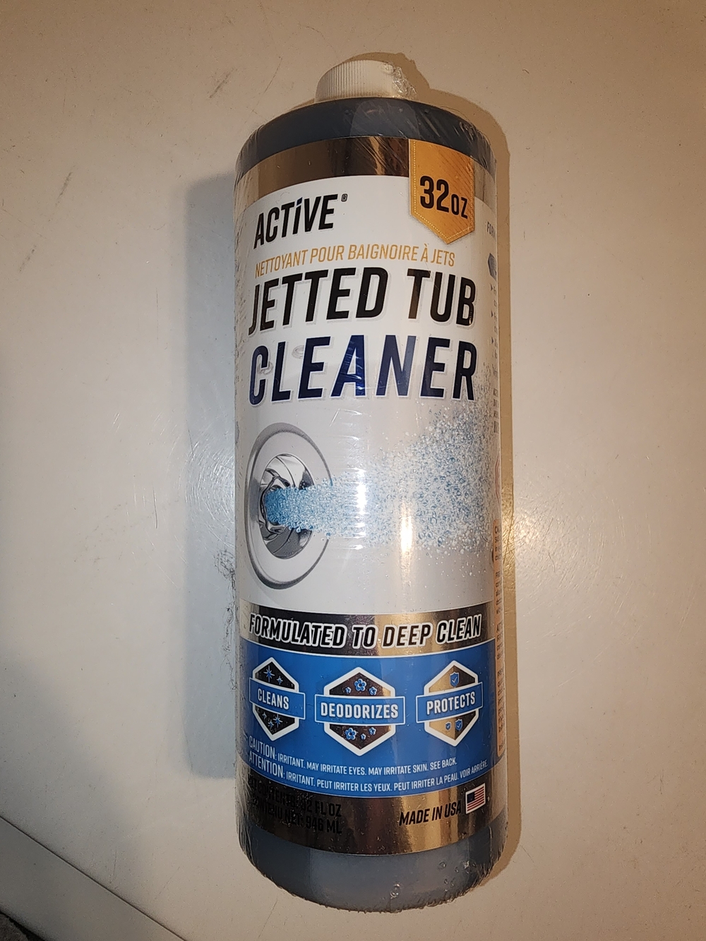 Active USA Jetted Tub Cleaner - Blue